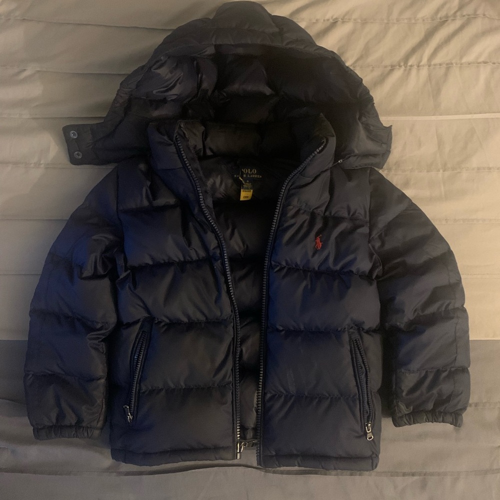 Polo by Ralph Lauren Kids Dark Blue Puffer Coat